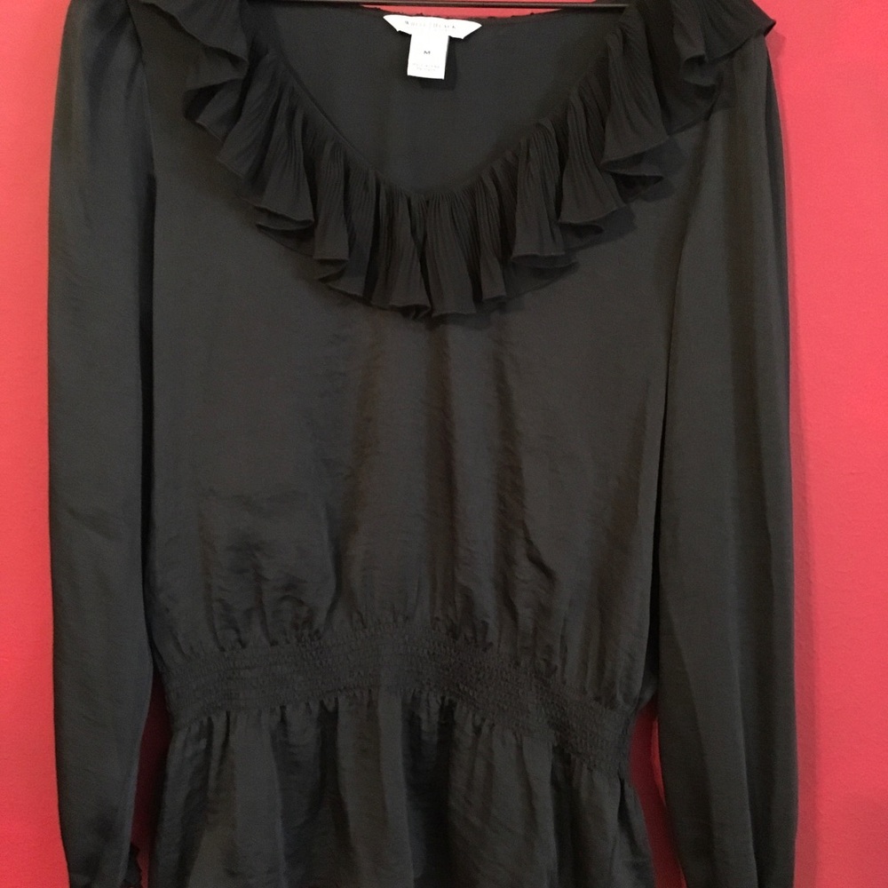 White House Black Market Black blouse.